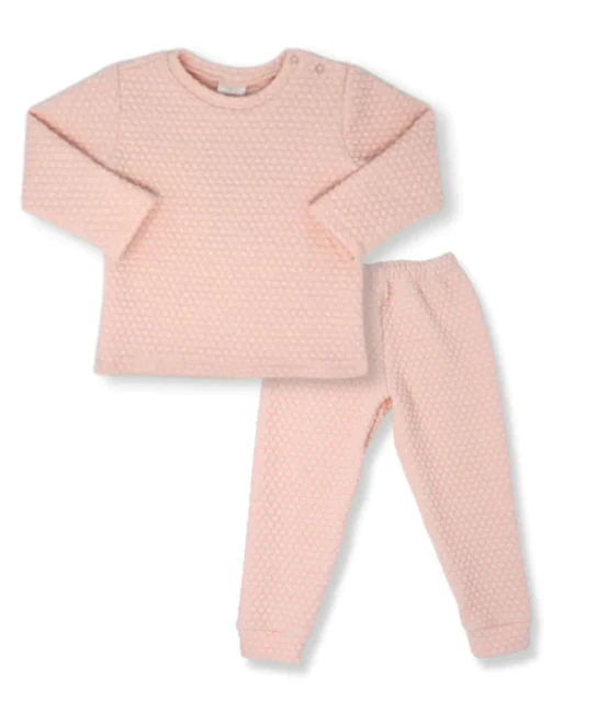 Quilted Sweatsuit - All Pink Quilted