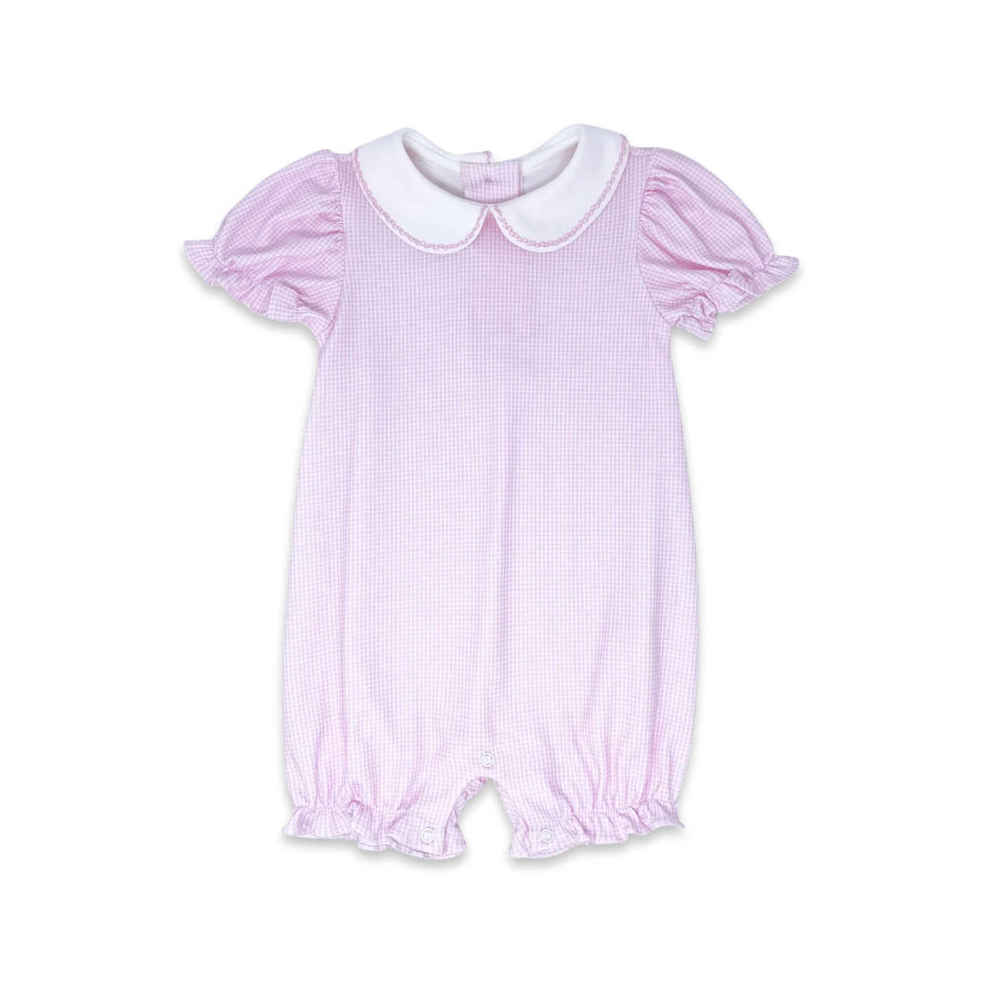 Precious Play Bubble - Baby Pink Microgingham