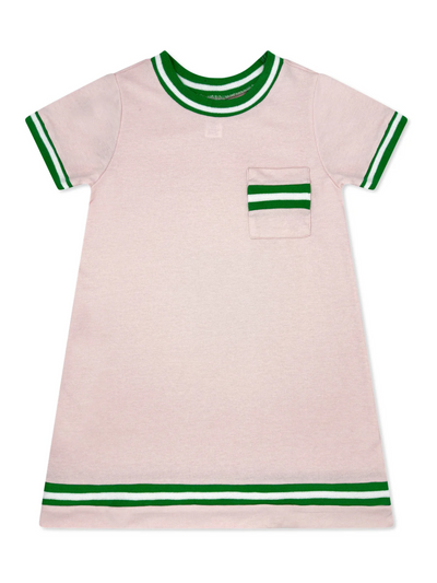 Landry Dress - Primrose Pink, Green