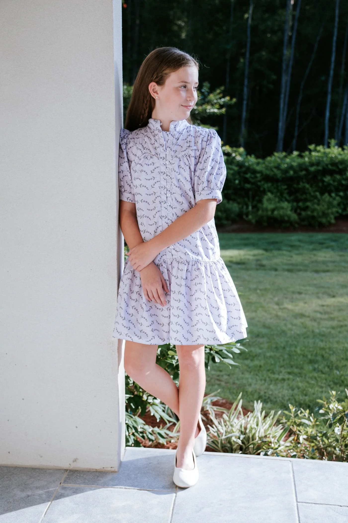 Claudia Dress - Wisteria Wonders