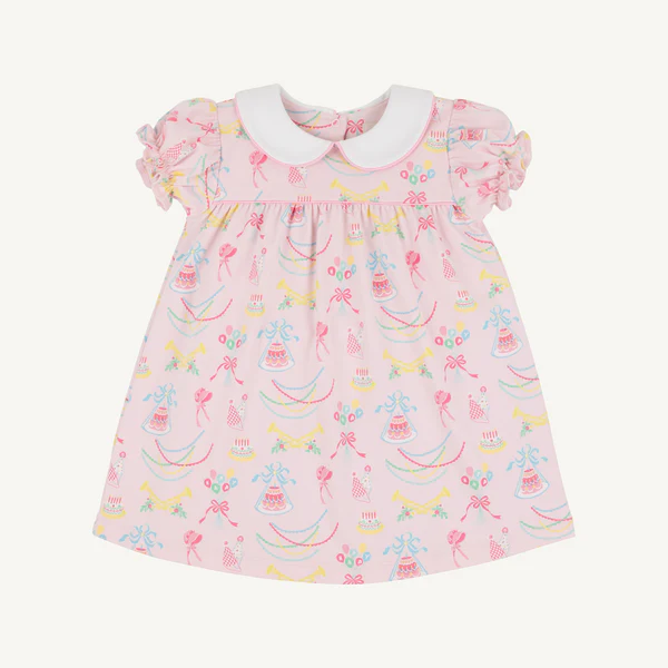 Holly Day Dress Golden Birthday with Worth Avenue White and Pier Party Pink