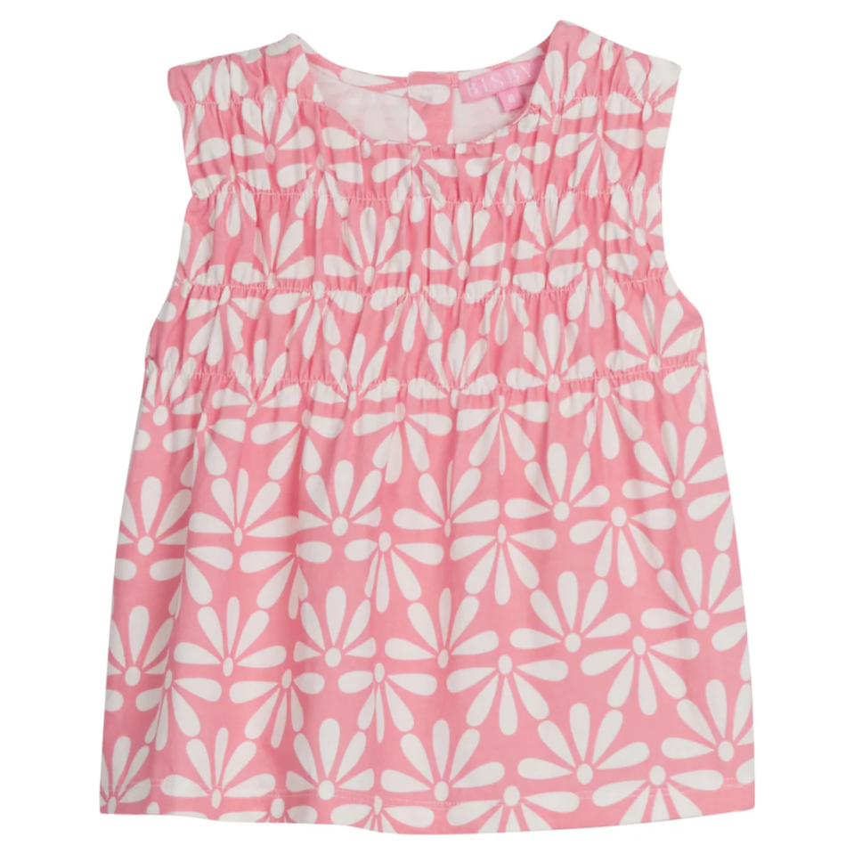 Sleeveless Anita Top - Fan Floral