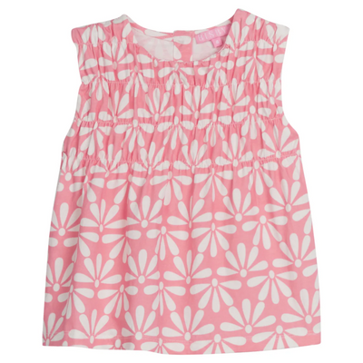 Sleeveless Anita Top - Fan Floral