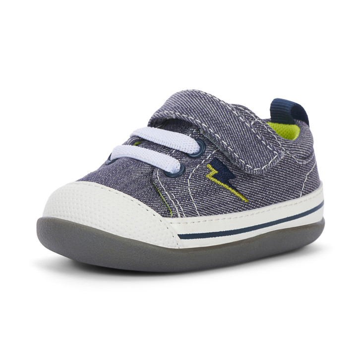 Stevie II (First Walker) Grey/Lightning