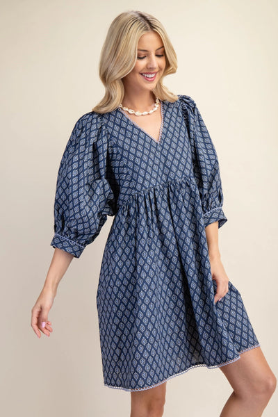 Denim Baby Doll Dress