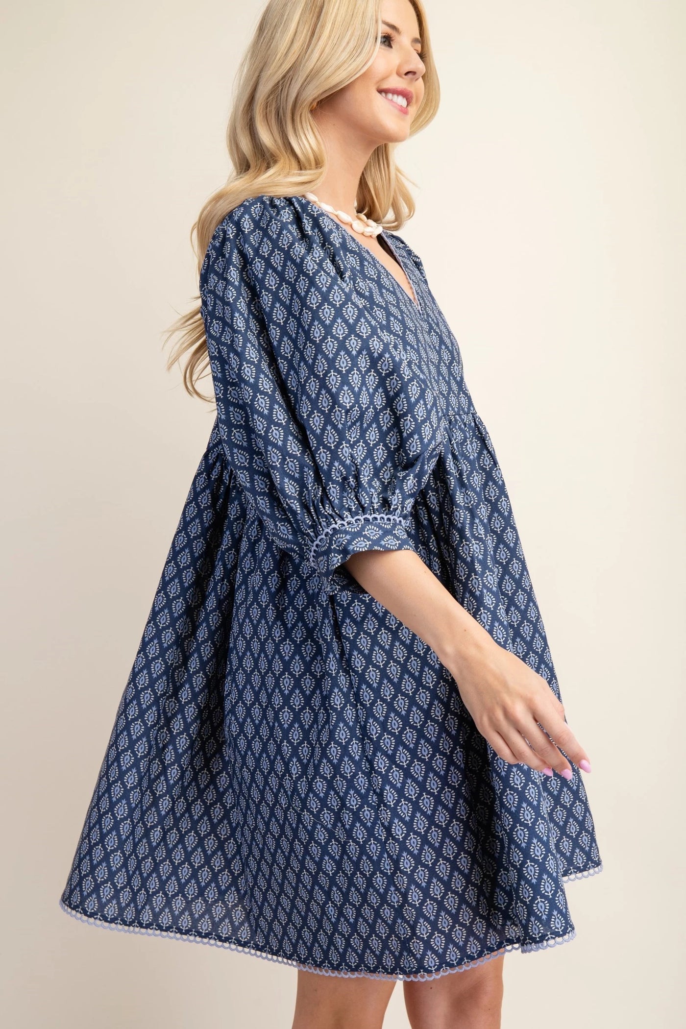 Denim Baby Doll Dress