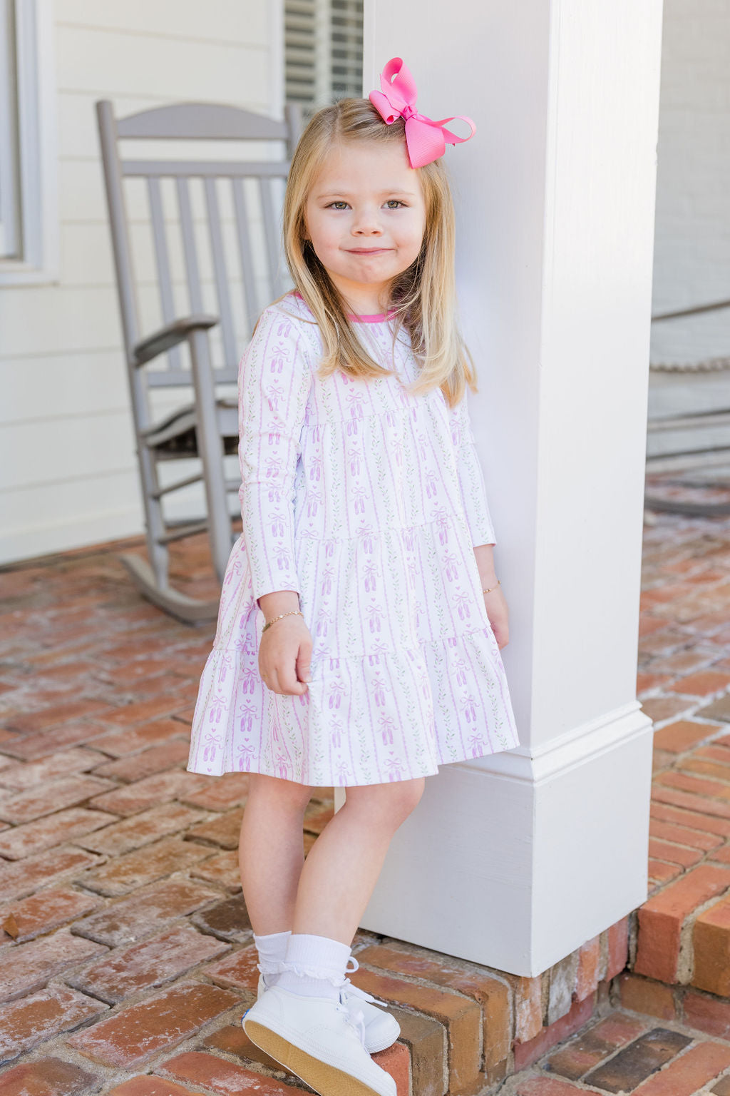 Tally Twirl Dress, On Pointe Knit