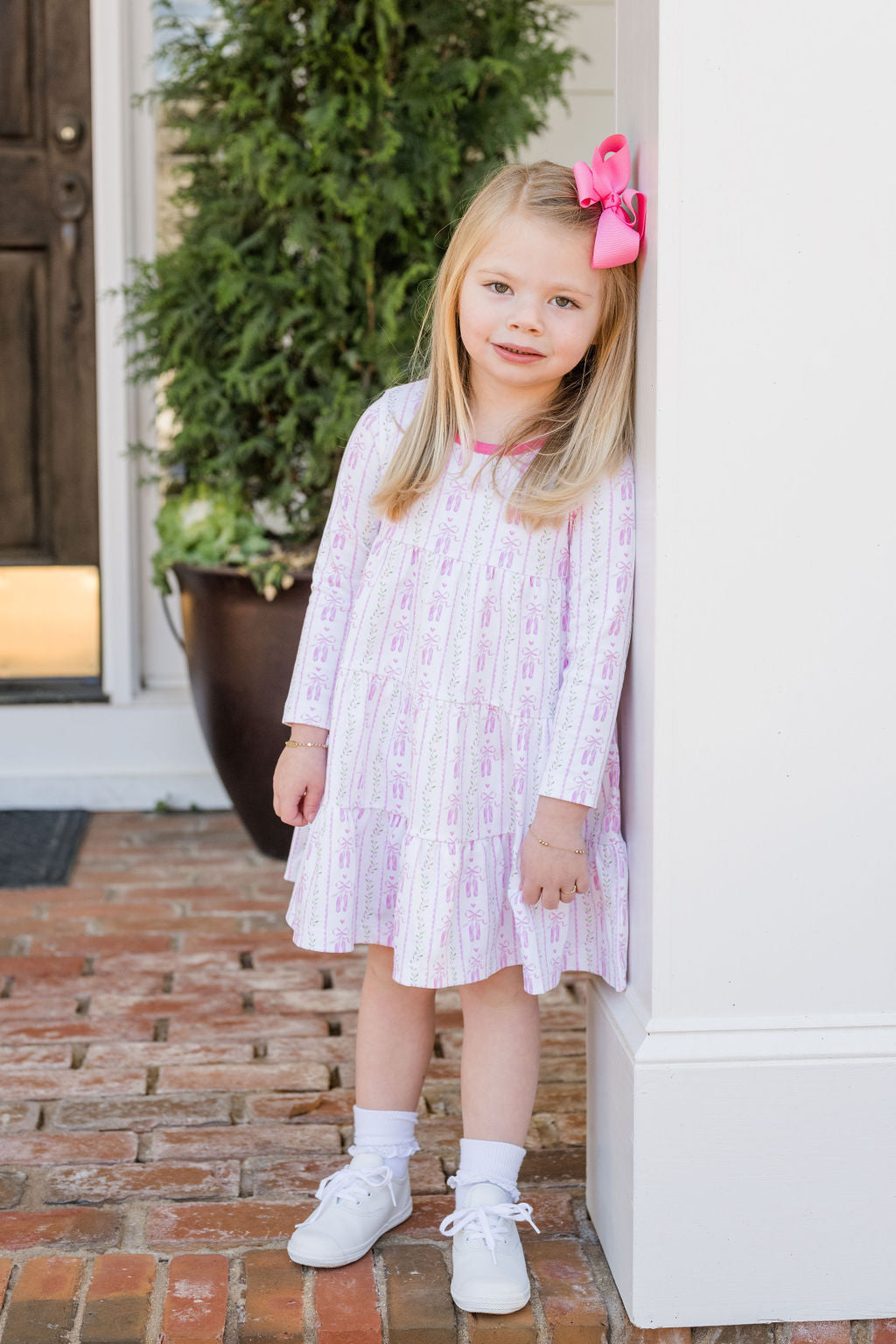 Tally Twirl Dress, On Pointe Knit