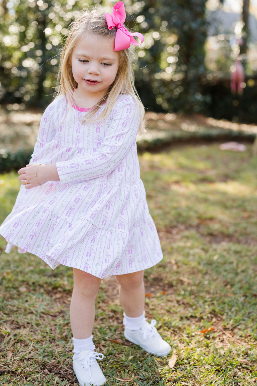 Tally Twirl Dress, On Pointe Knit