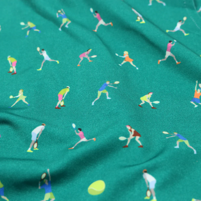 Tennis Court Polo Short Sleeve Shirt