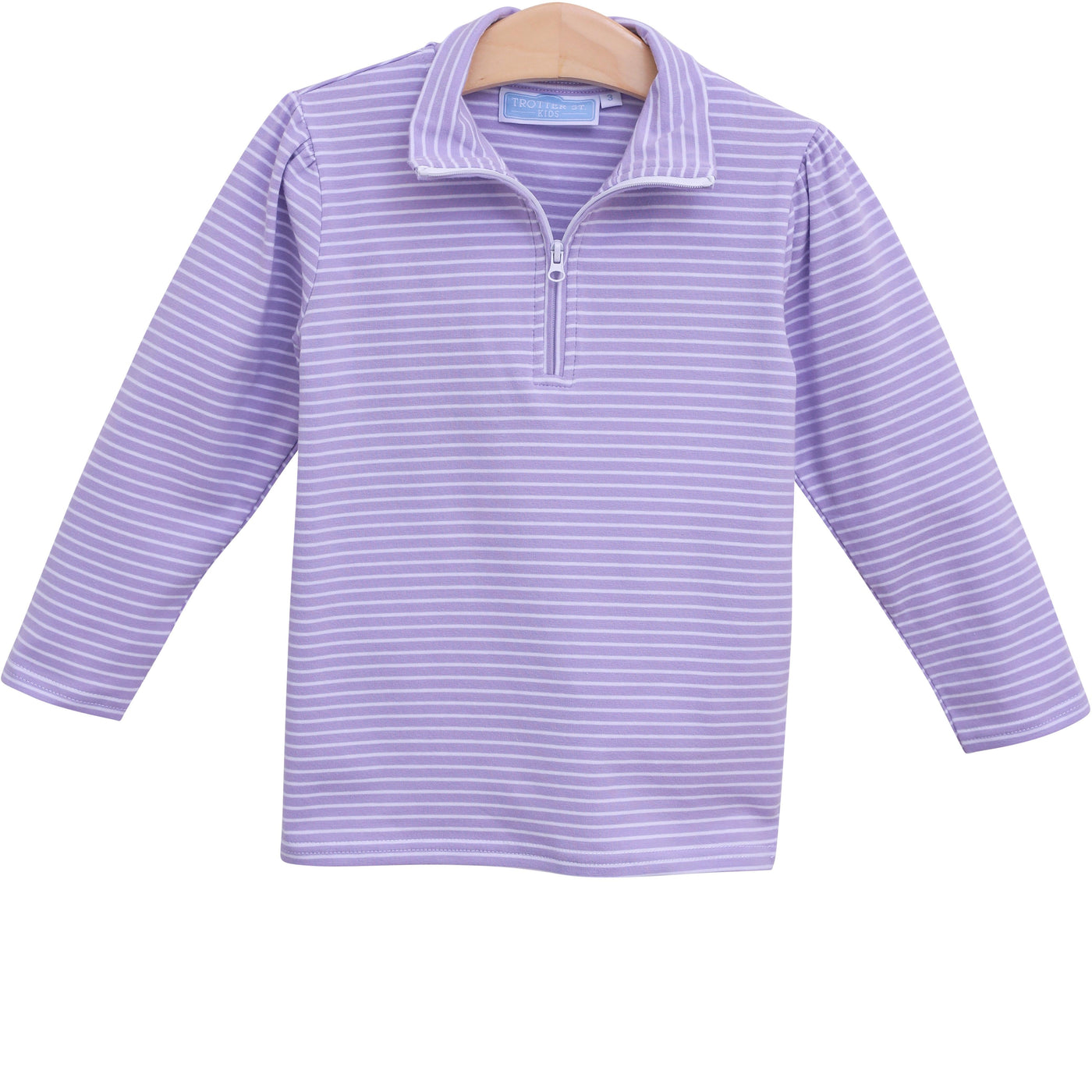 Tori Pullover- Lavender Stripe