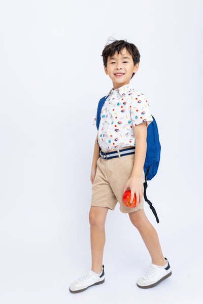 Back To School - Short Sleeve Button Down