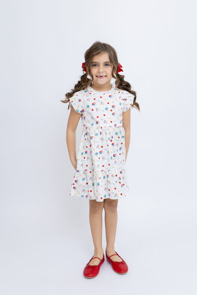 Back to School Ruffle Dress