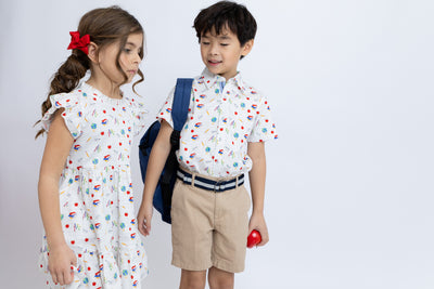 Back To School - Short Sleeve Button Down