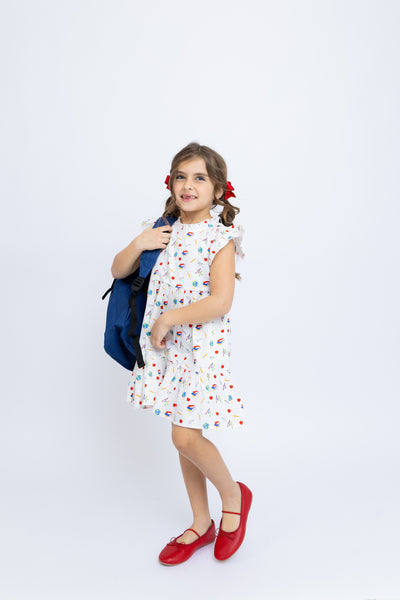 Back to School Ruffle Dress