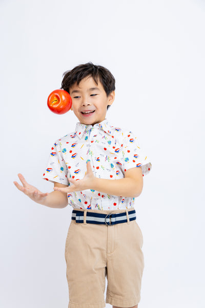 Back To School - Short Sleeve Button Down