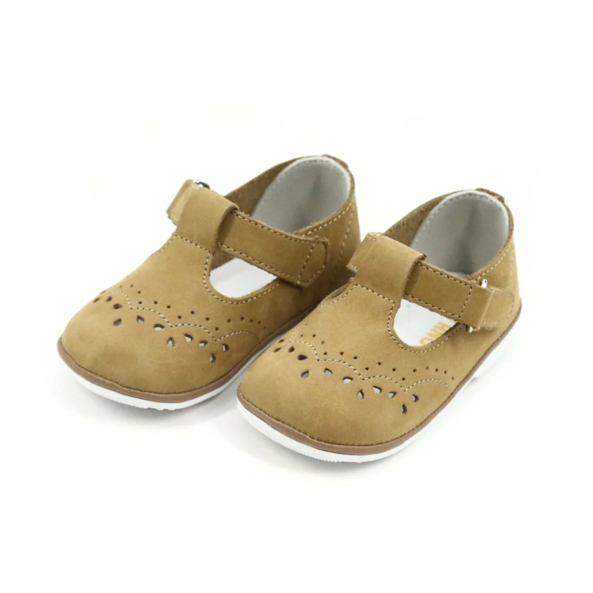Birdie Nubuck Leather T-Strap Mary Jane