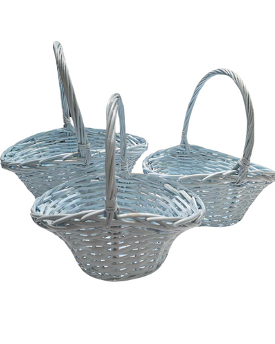 Wicker Oval Easter Baskets