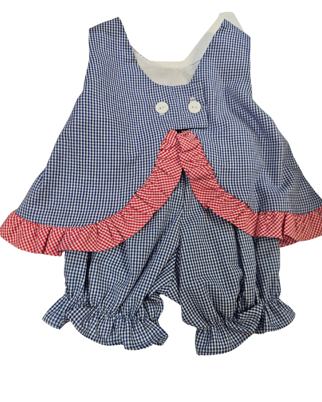 Flag Gingham Bloomer Set