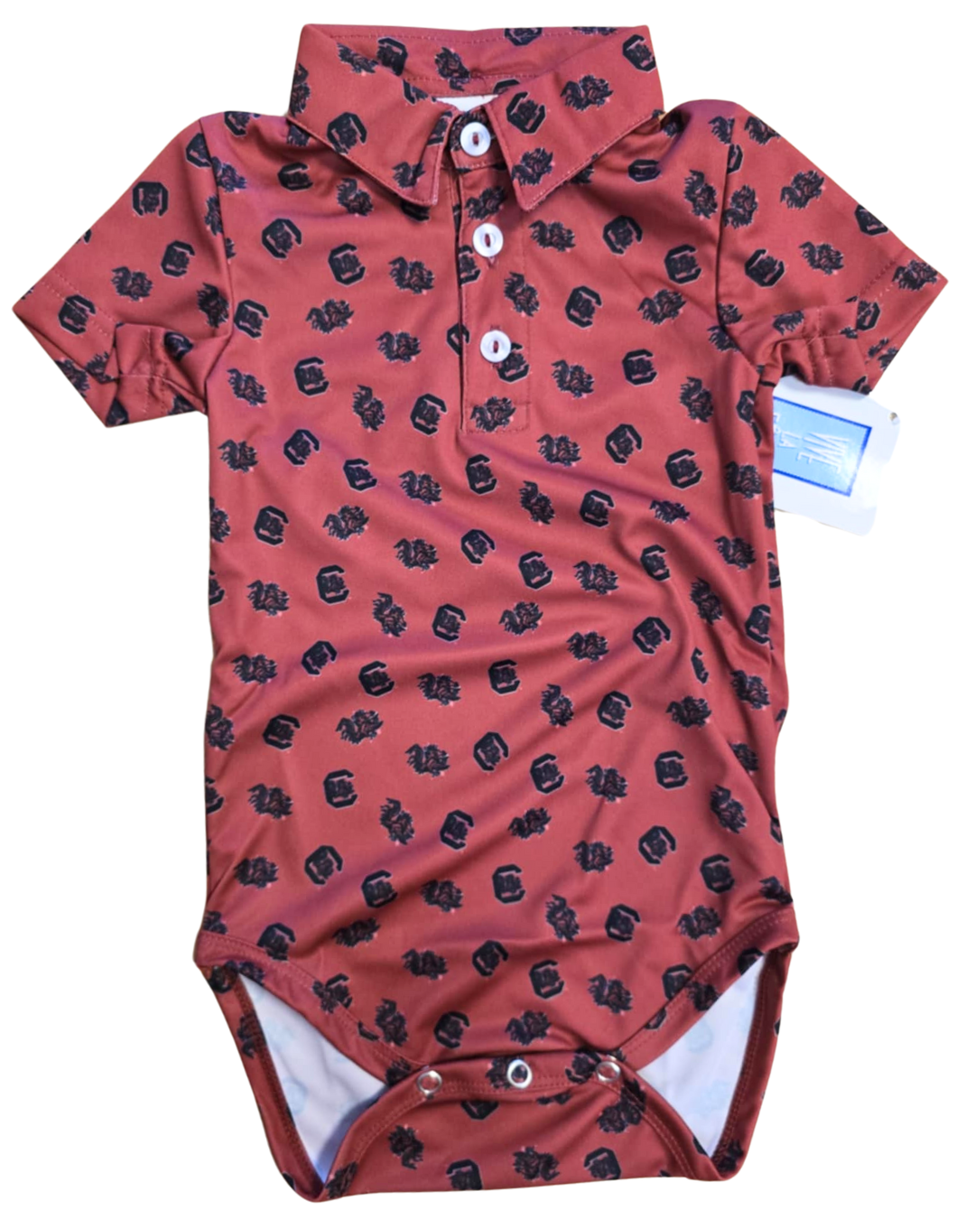 South Carolina Gamecocks Repeat Logo Polo Bubble