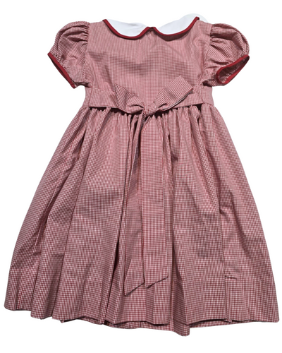 Bulldog Embroidered Ashley Dress