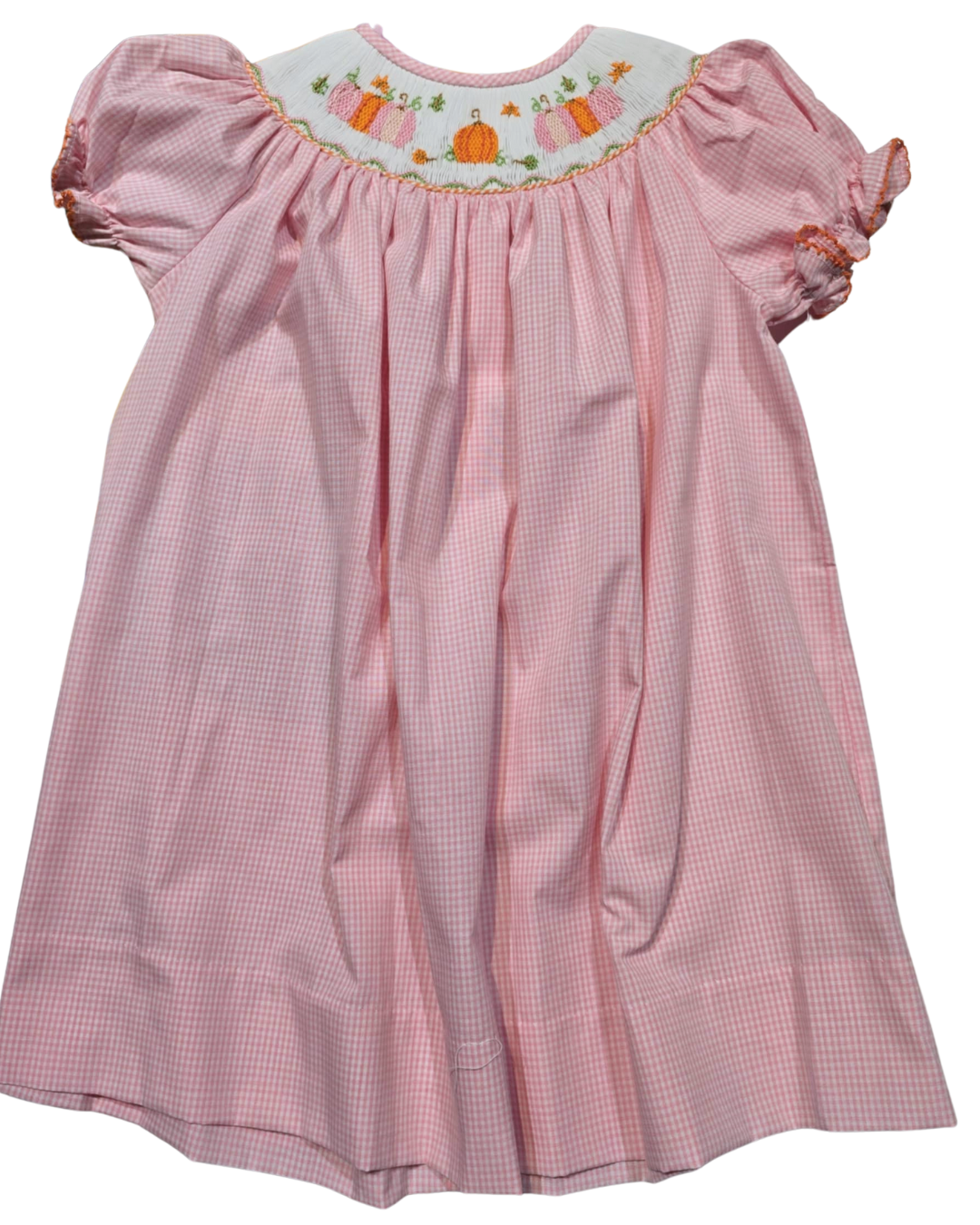 Emma Pumpkin Smocked Bishop