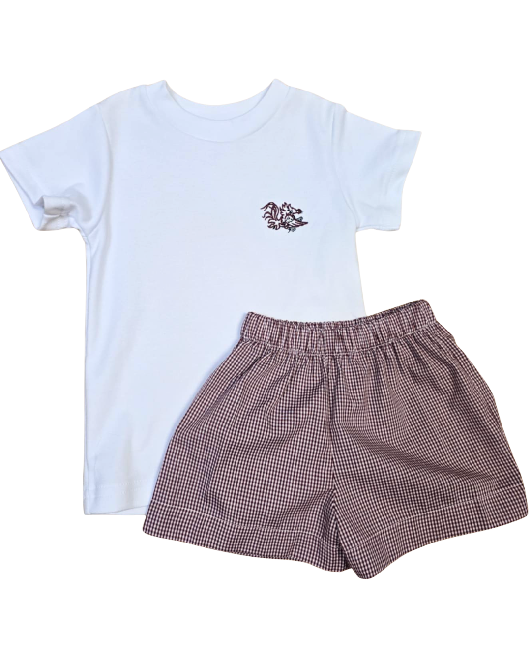 Gamecock Embroidered Tom Short Set