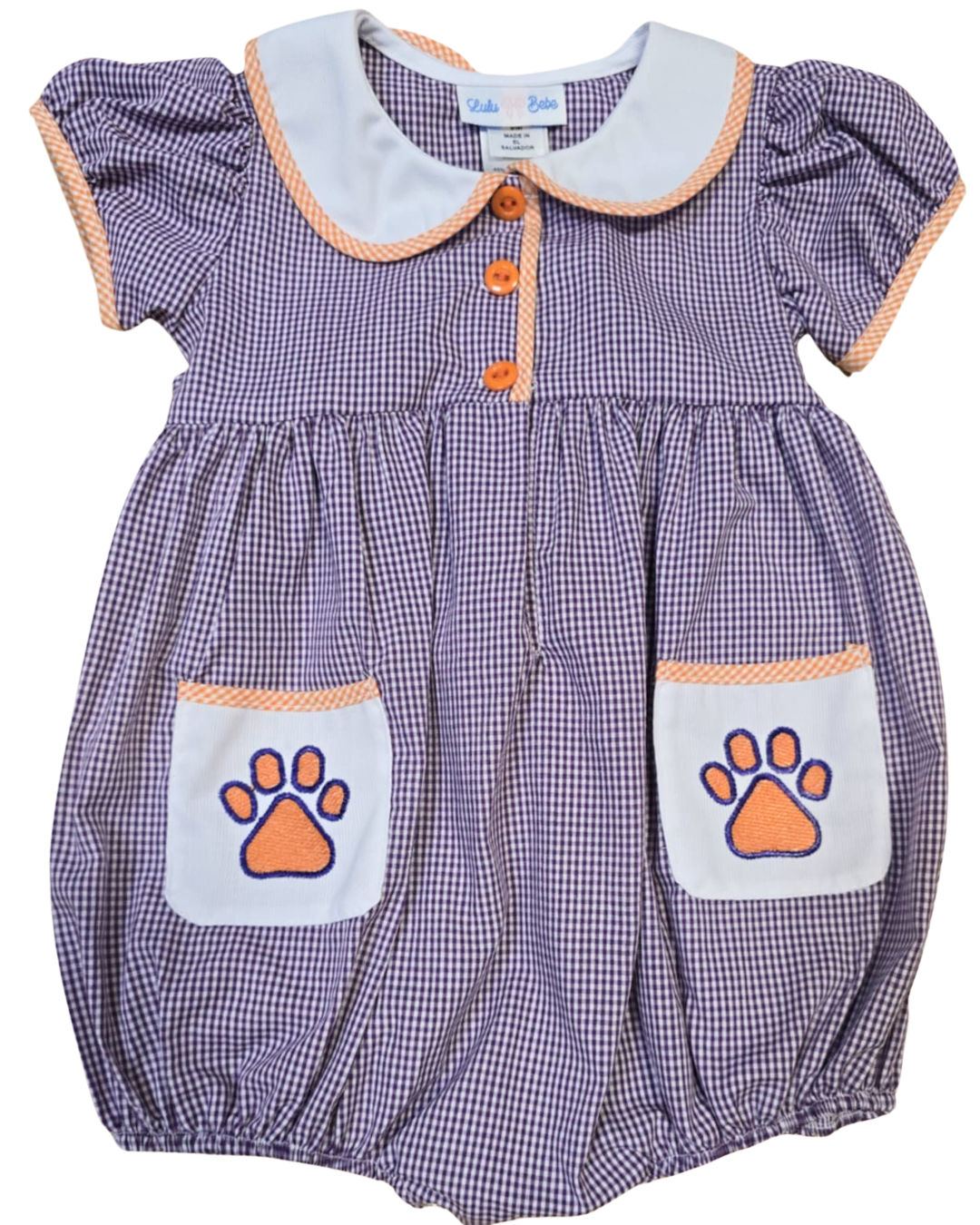 Clemson Paw Embroidered Ash Bubble