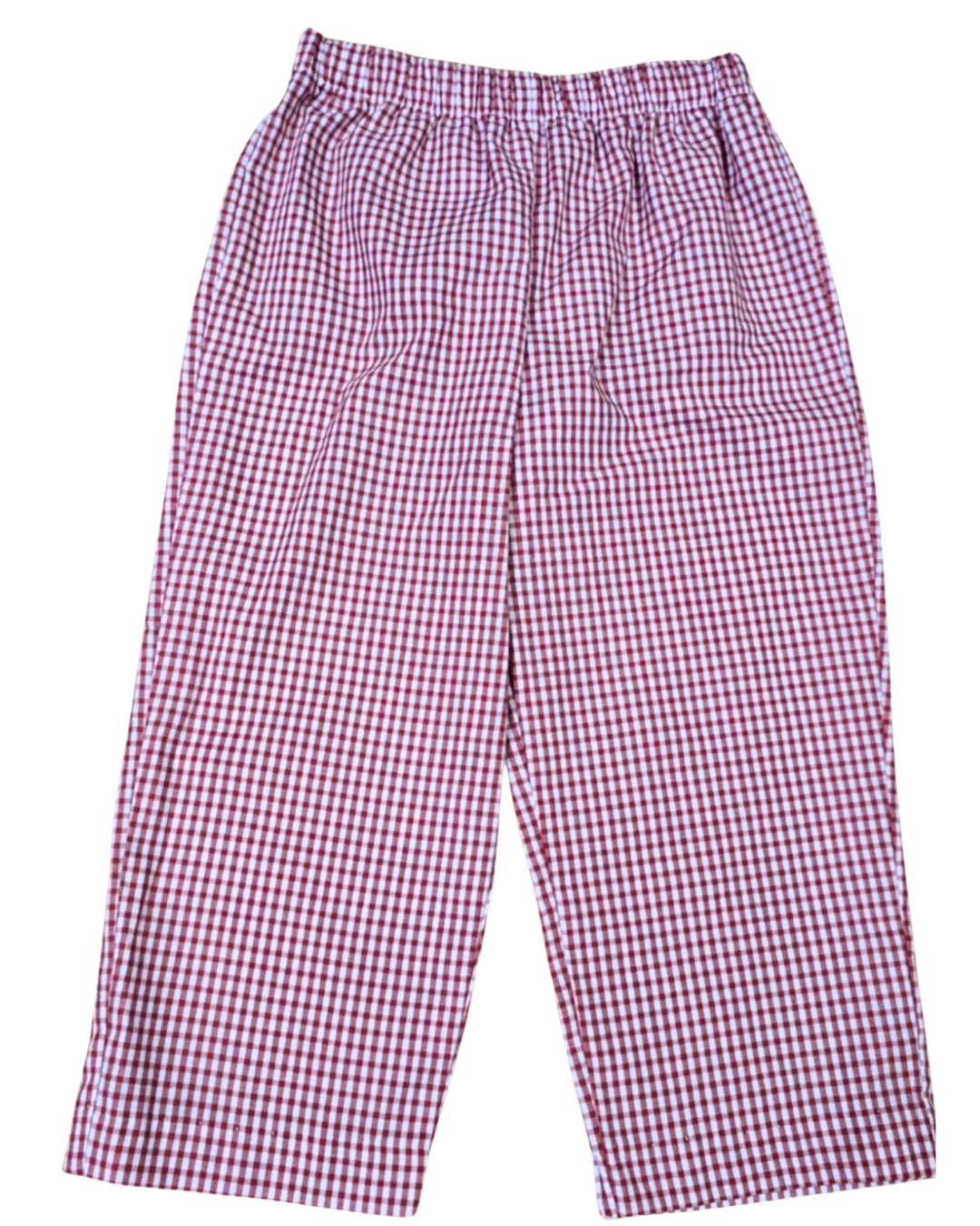 Red Check Pullon Pant