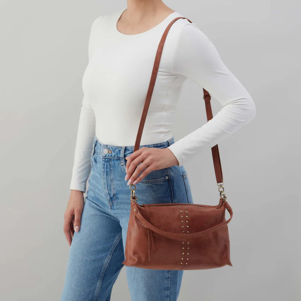 Avon Shoulder Bag -Burnished Saddle