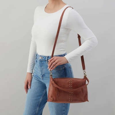 Avon Shoulder Bag -Burnished Saddle
