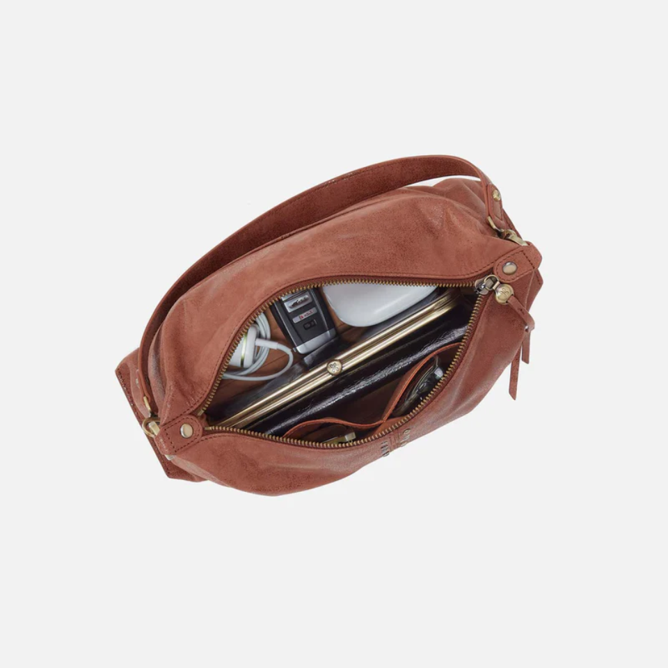 Avon Shoulder Bag -Burnished Saddle