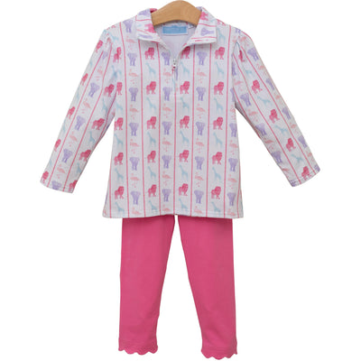 Welcome to the Jungle Ruffle Pants Set