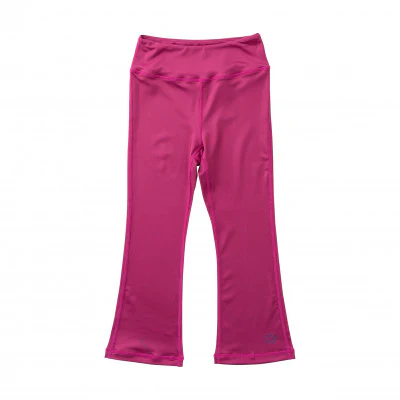 Girls Athletic Flare Legging in Rose Sorbet