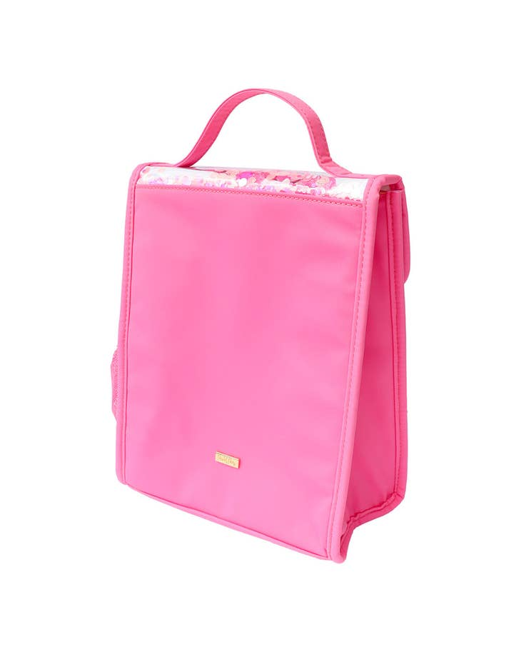 Pink Party Confetti Insulated Lunchbox
