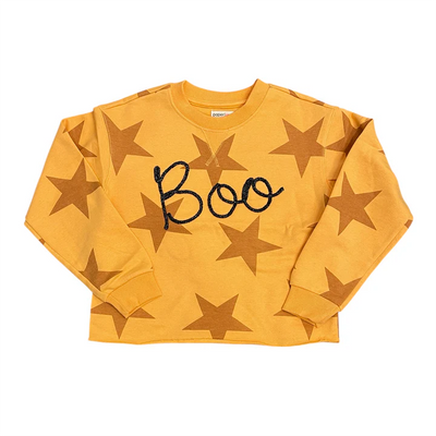 Tinsel Sweatshirt Boo