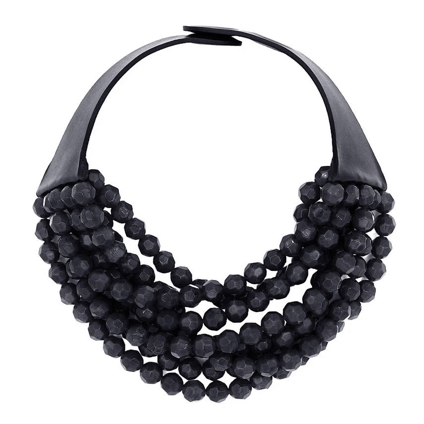 Chunky Beaded Layered Necklace