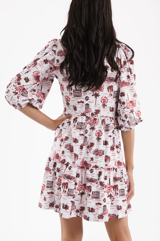 The Tory Dress - Gamecock Toile