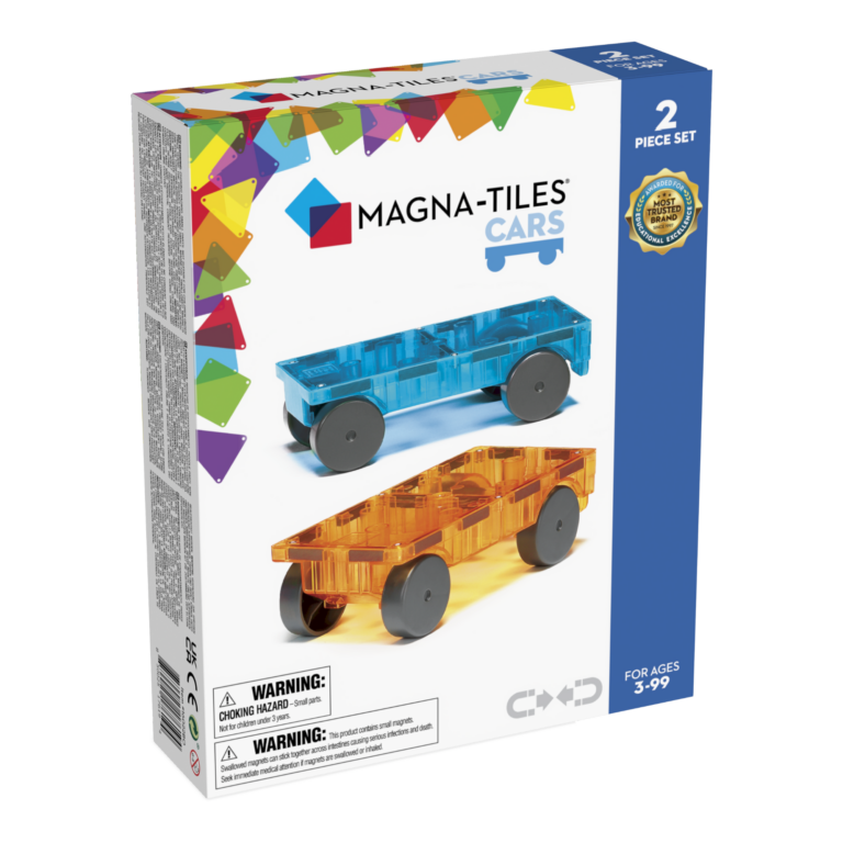 Cars – Blue & Orange 2-Piece Set MAGNA-TILES®