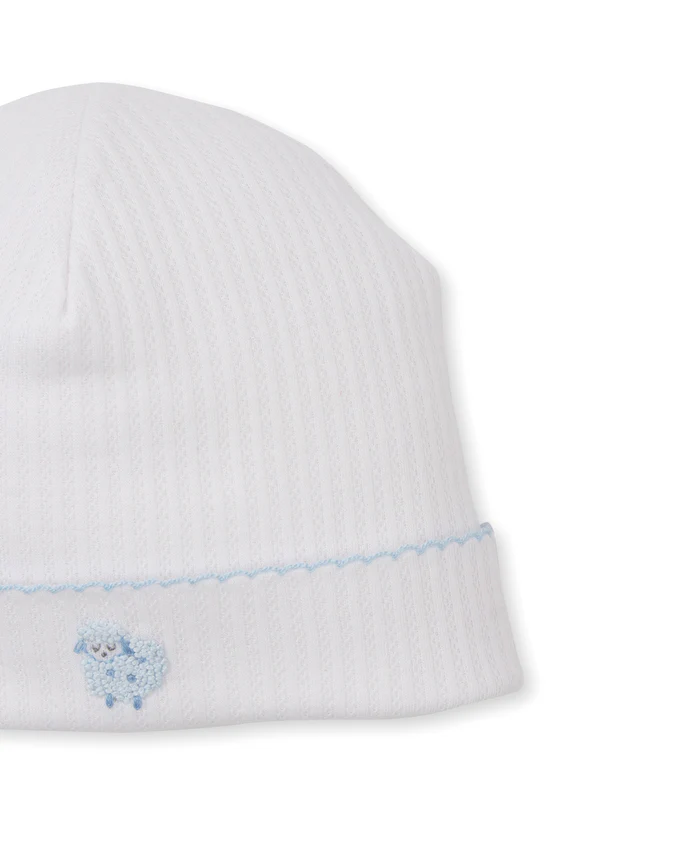 Premier Baa Baa Baby Sheep Blue Hand Embroidered Hat