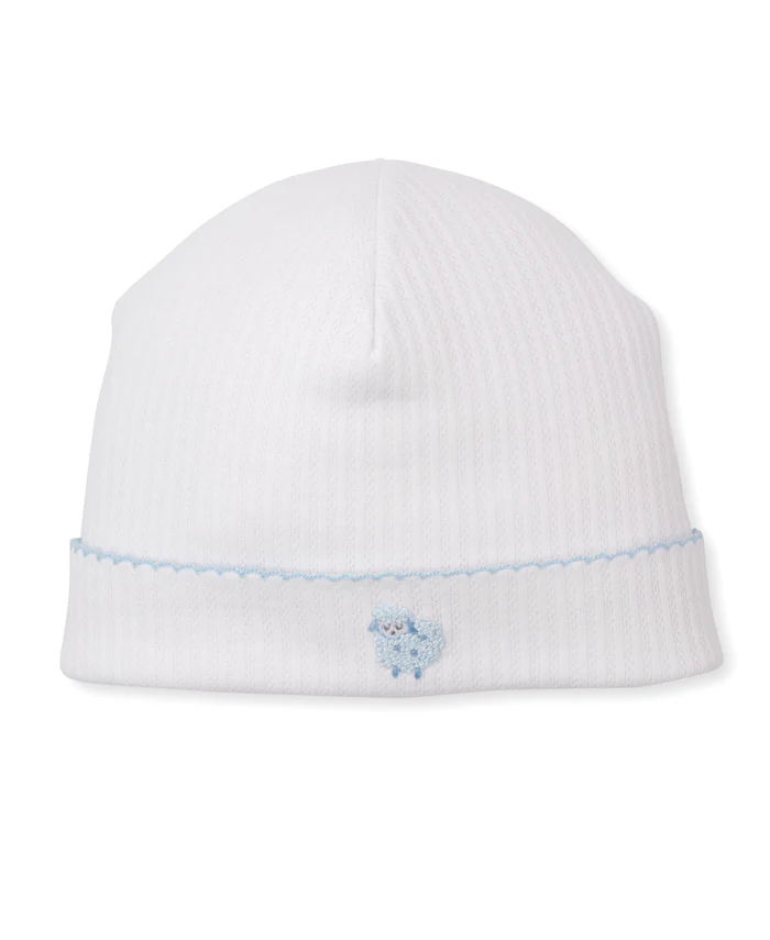 Premier Baa Baa Baby Sheep Blue Hand Embroidered Hat