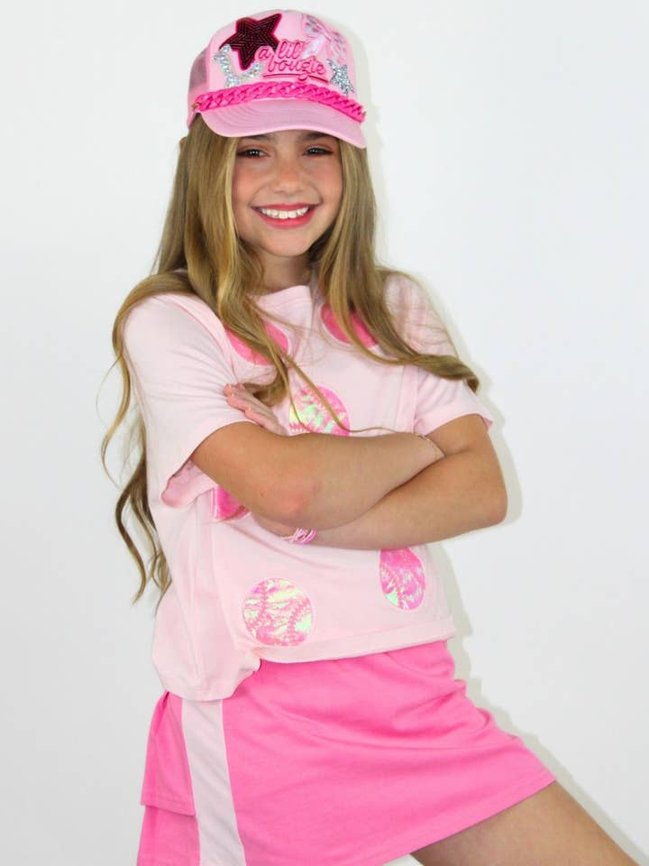 Tennis Skort - Pink Cosmos