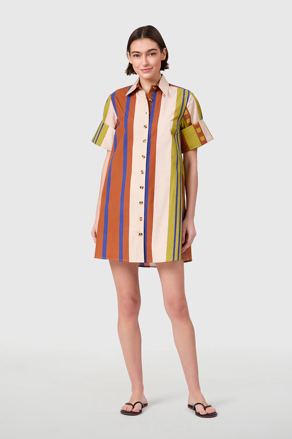 Dock Dress, Maple Stripes