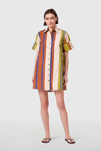 Dock Dress, Maple Stripes