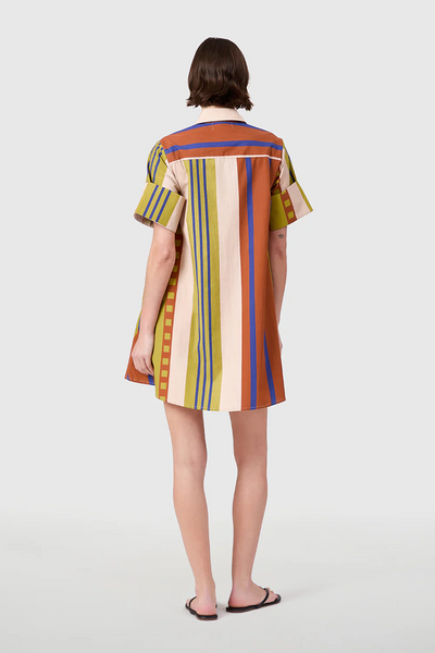 Dock Dress, Maple Stripes