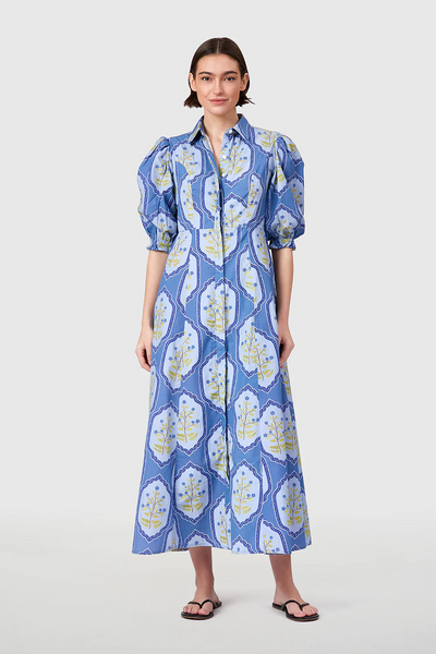 Rosie Shirtdress, Dusty Trellis