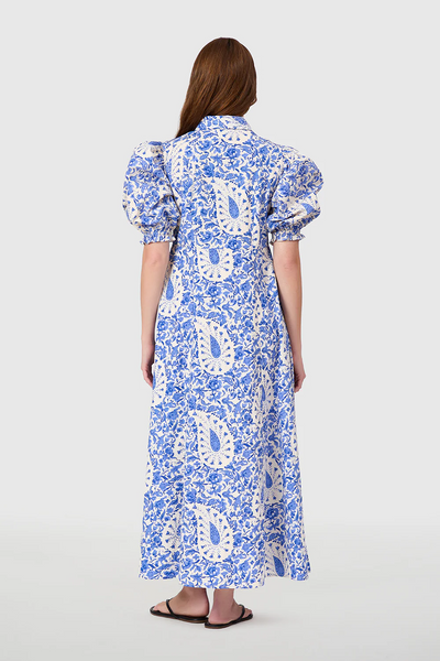 Rosie Shirtdress, Steel Paisley