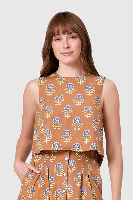 Crop Top, Maple Sprigs