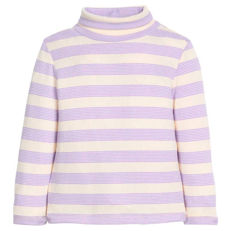 Turtleneck - Lavender Multi Stripe