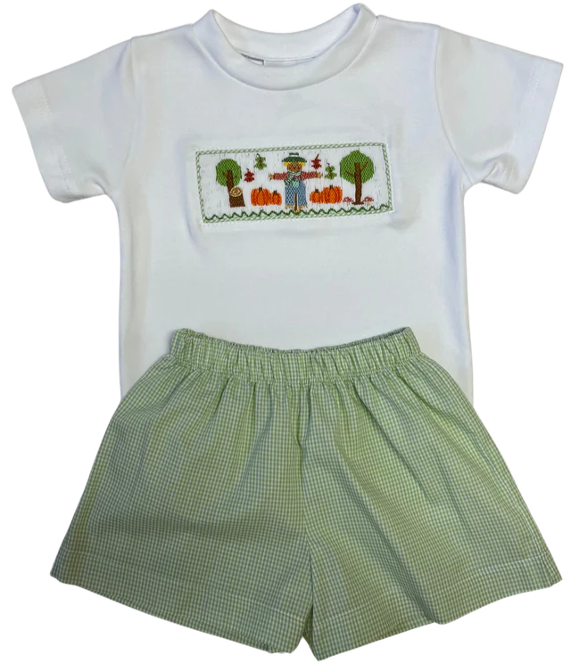 Tom Scarecrow Smocked Short Set